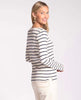 Brynn Long Sleeve Navy White Stripe - clearpathherbicide