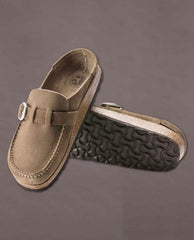 Buckley Grey Taupe Slip On - PINK ARROWS