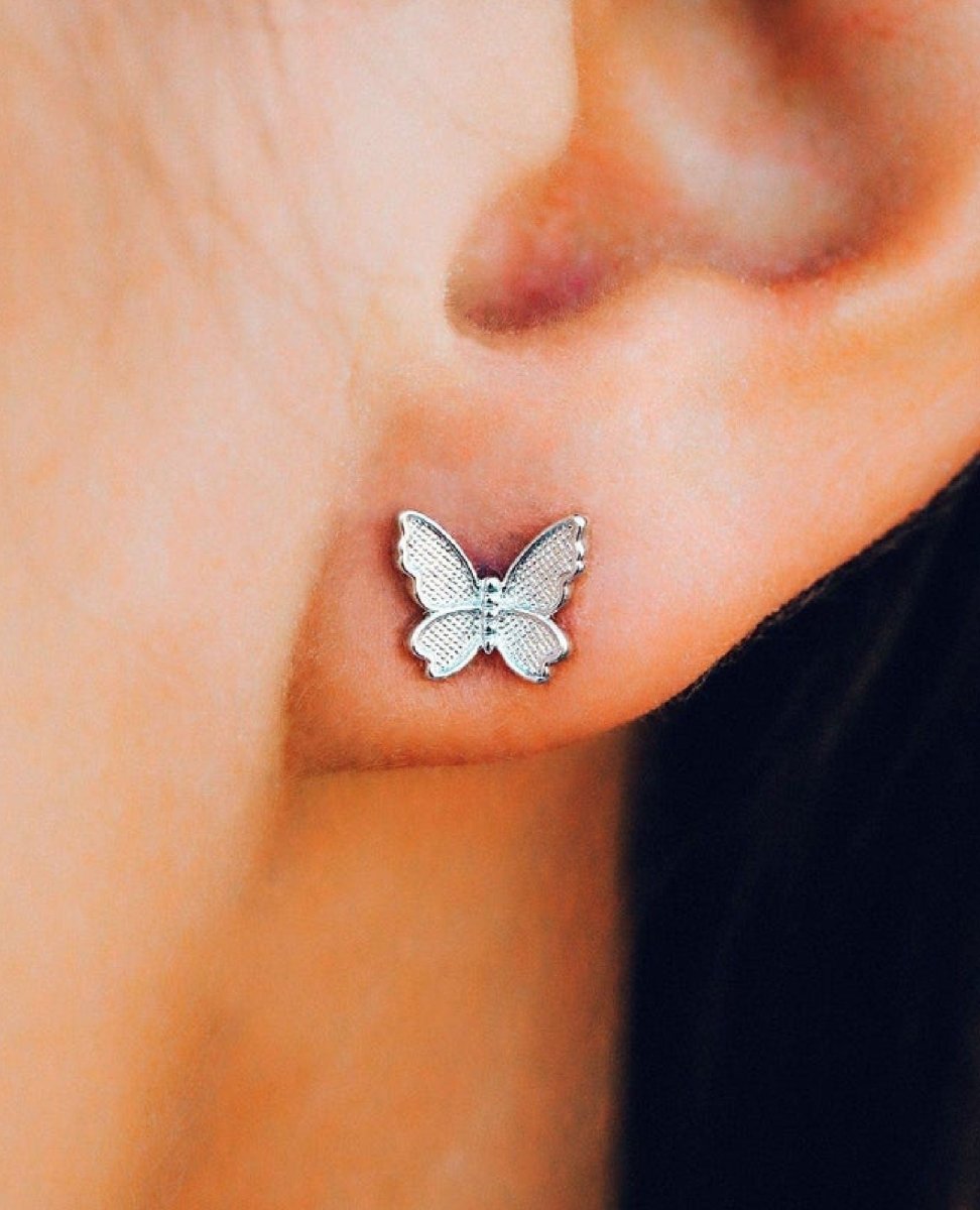 Butterfly Stud Earrings Assorted - PINK ARROWS