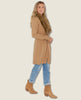 Cabin Cardi Camel Knit Faux Fur - clearpathherbicide