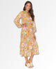 Cait Midi Dress Groovy Blooms - clearpathherbicide