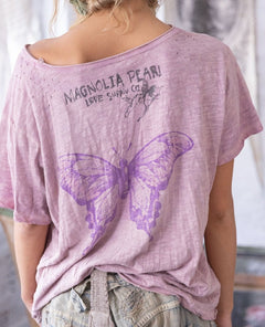 California MP Butterfly Tee - PINK ARROWS