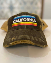 California Trucker Hat - PINK ARROWS