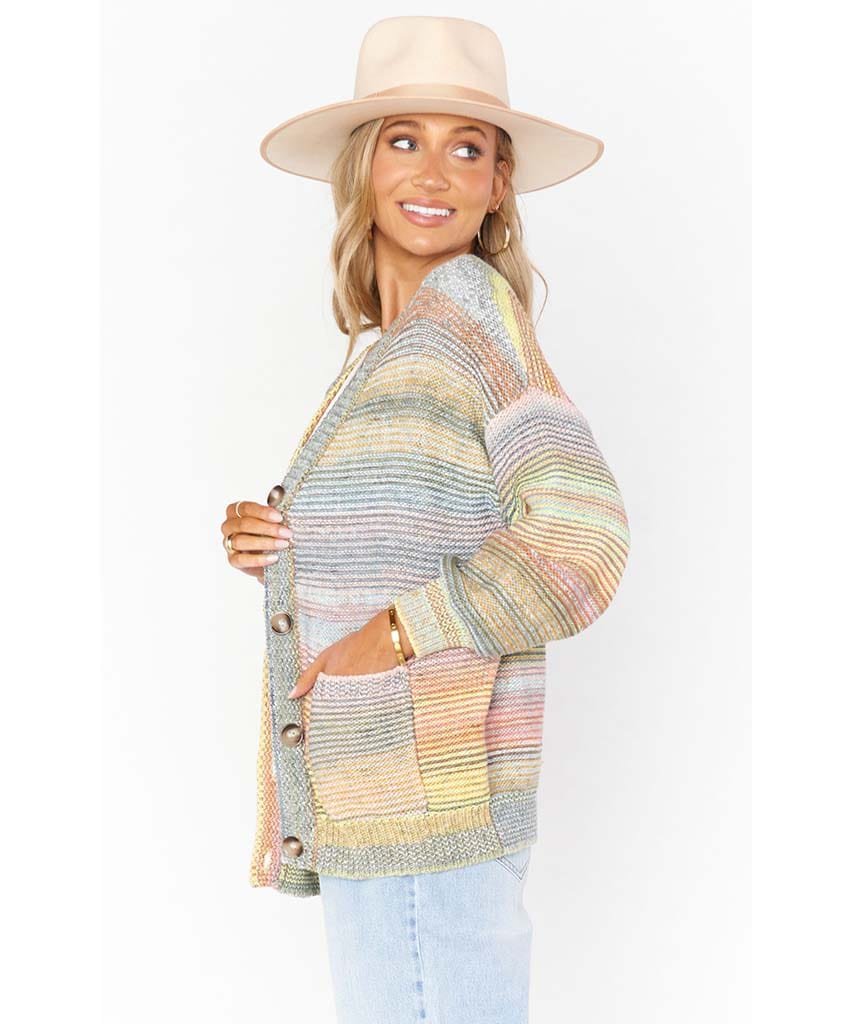 Callie Cardigan Outdoor Ombre Knit - miamidrugpossession