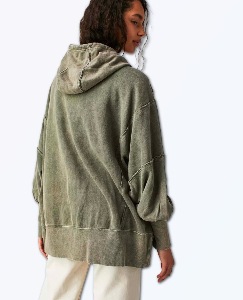 Camden Hoodie Army Green - miamidrugpossession