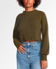 Camille Sweater Olive Night - miamidrugpossession