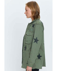 Camilo Military Star Jacket Royal - PINK ARROWS