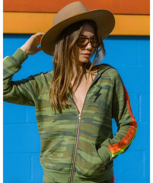 Camo Bolt Neon Hoodie - clearpathherbicide