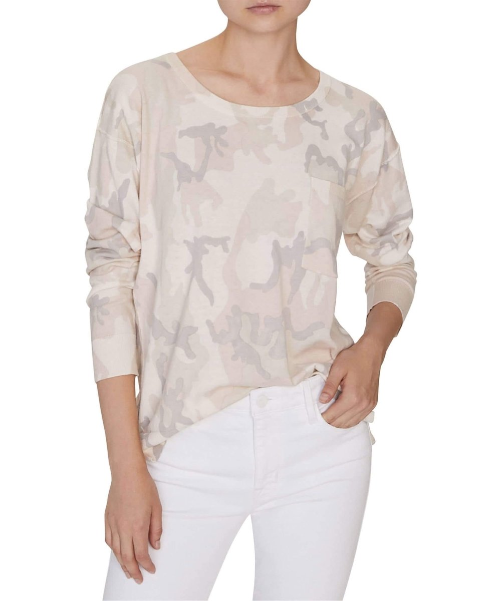 Camo One Pocket Sweater, Charm - miamidrugpossession