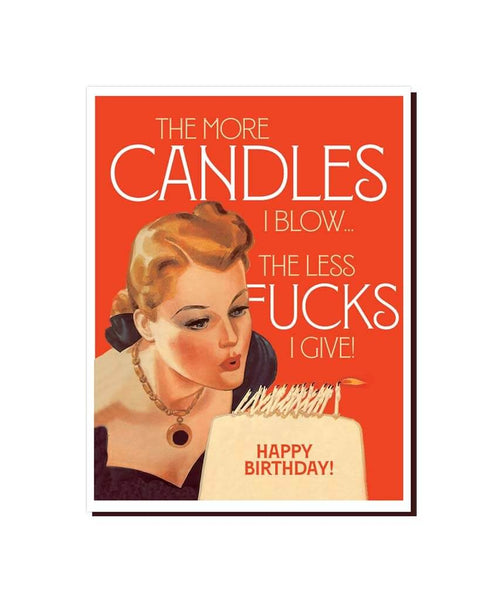 Candles Birthday Card - miamidrugpossession