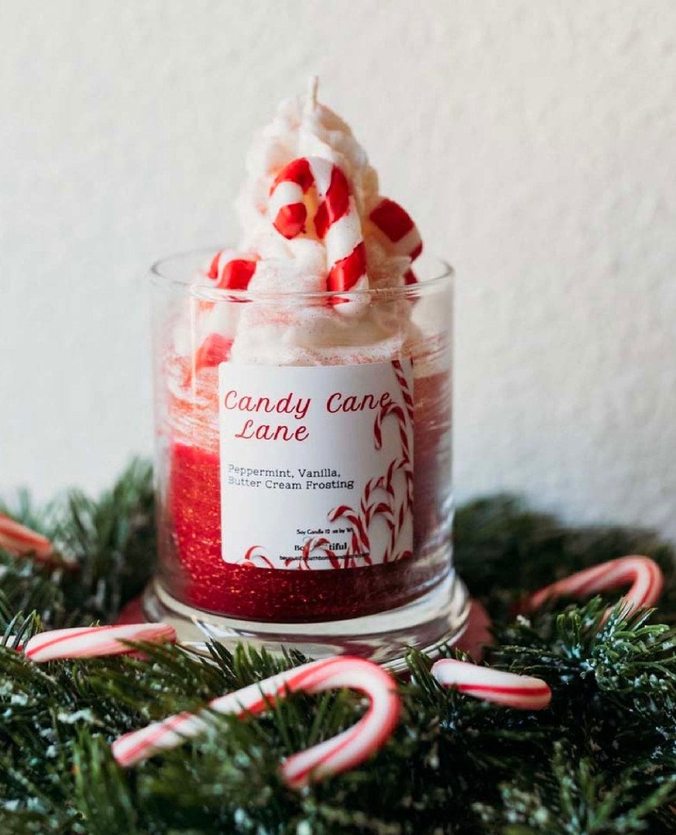 Candy Cane Lane Candle - miamidrugpossession