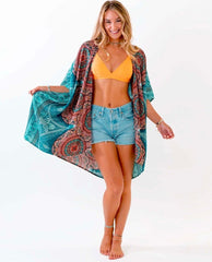 Canggu Kimono Cover Up Restock - PINK ARROWS