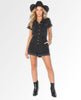 Cannon Short Romper Black - miamidrugpossession