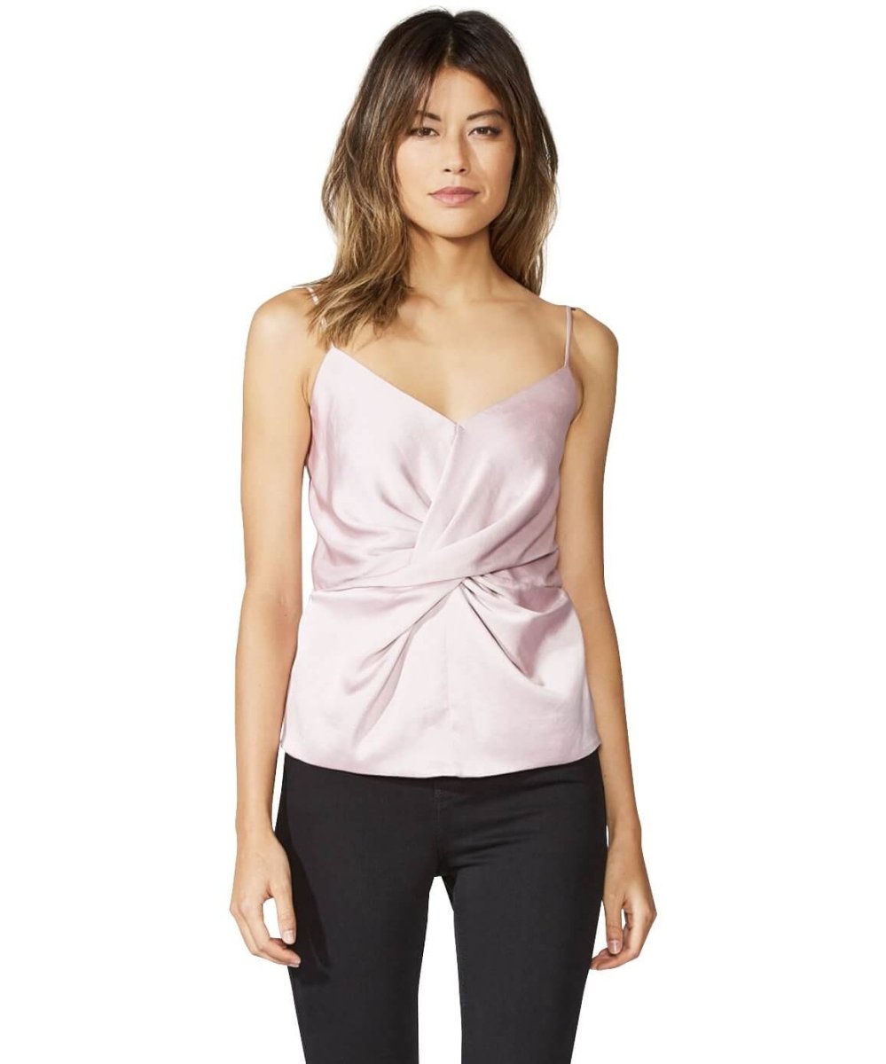 Card Counting Satin Cami, Pink - miamidrugpossession