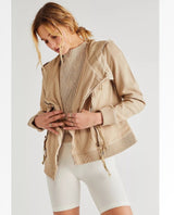 Carmen Moto Jacket Sand - clearpathherbicide