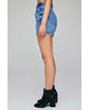 Cary Distressed Denim Hi Cut - Offs - miamidrugpossession