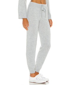 Cashmere Wide Rib Jogger Heather Grey - clearpathherbicide