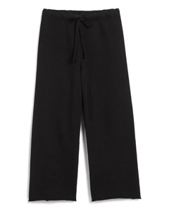 Catherine Black Fleece Sweatpant - PINK ARROWS