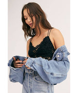 Celine Velvet Bralette Black - clearpathherbicide