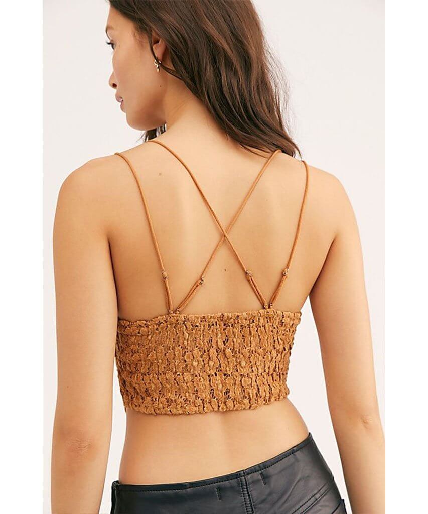 Celine Velvet Bralette Burnt Carmel - clearpathherbicide