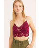 Celine Velvet Bralette Mullberry - miamidrugpossession