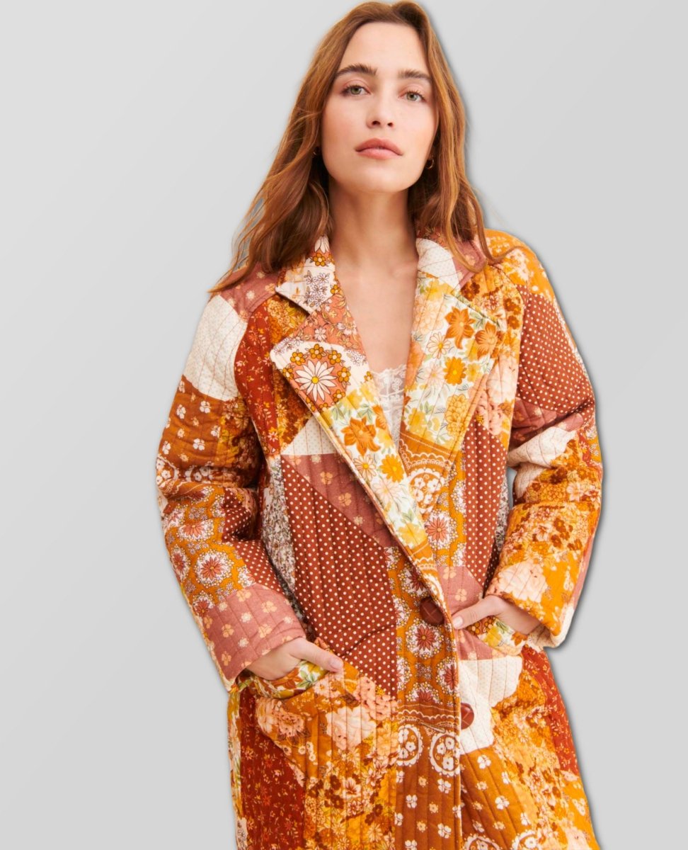 Cha Cha Quilted Jacket Brown Sugar - miamidrugpossession