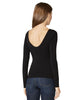 Chain Long Sleeve Top, Black - miamidrugpossession