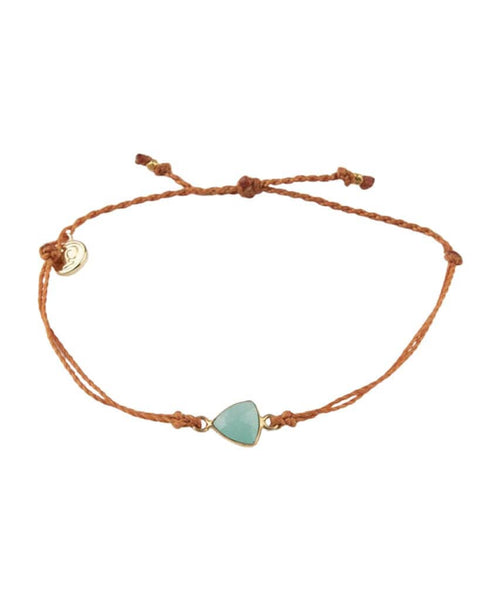 Chalcedony Charm Burnt Orange Bracelet - clearpathherbicide