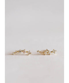 Champagne Crawler Earrings - PINK ARROWS