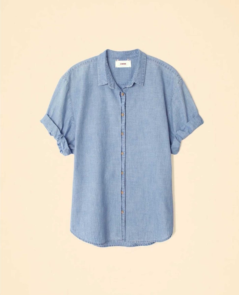 Channing Shirt Dusty Blue - miamidrugpossession