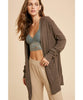 Charcoal Boucle Cardigan With Pockets - clearpathherbicide