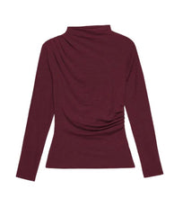 Charlotte Asymmetric Top Bordeaux - PINK ARROWS