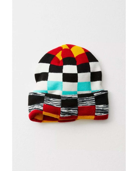 Checkerboard Beanie Black Combo - clearpathherbicide