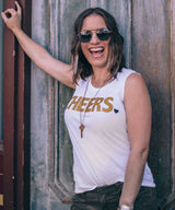 Cheers Glitter Tank - miamidrugpossession