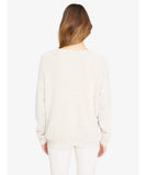 Chenille Cable Sweater Moonstone - miamidrugpossession