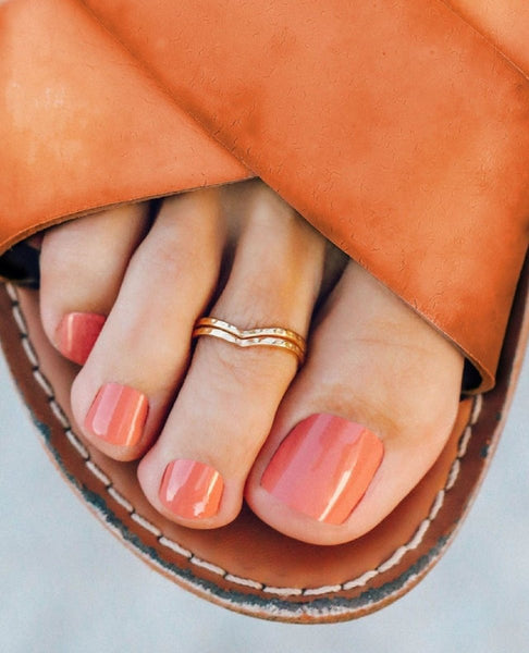 Chevron Toe Ring - miamidrugpossession