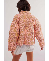 Chloe Jacket Peach Combo - PINK ARROWS