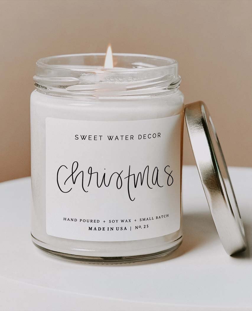 Christmas Soy Candle - clearpathherbicide