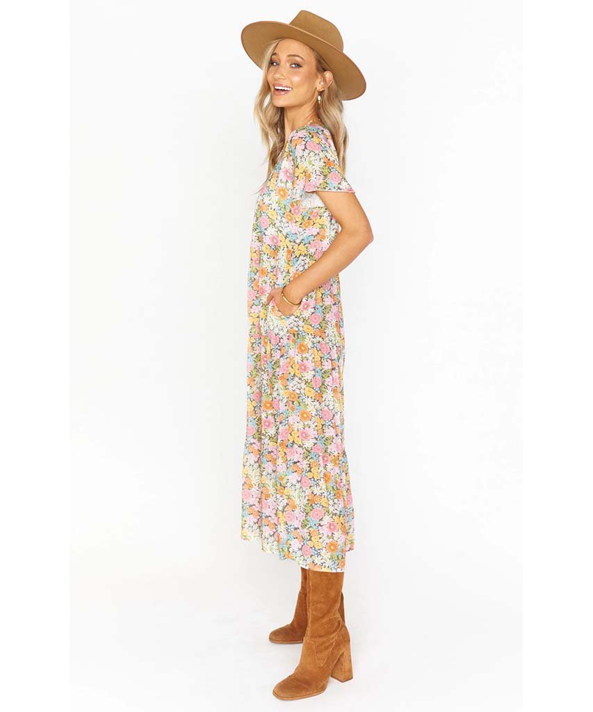 Cia Midi Dress Wild Flora - clearpathherbicide