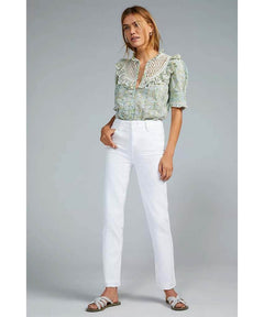 Cindy Crop Raw Hem Crisp White - clearpathherbicide