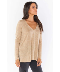 Clark Tunic Top Gold Sparkle - clearpathherbicide