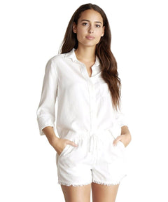 Classic Button Down Roll Up Sleeve White *RESTOCKED BESTSELLER* - clearpathherbicide