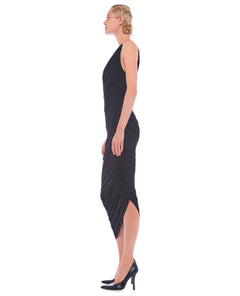 Classic Diana Midi Black Dress - clearpathherbicide