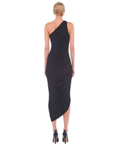 Classic Diana Midi Black Dress - miamidrugpossession