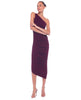 Classic Diana Midi Plum Dress - miamidrugpossession