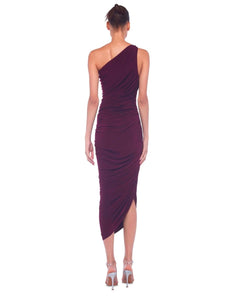 Classic Diana Midi Plum Dress - clearpathherbicide