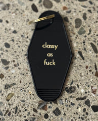 Classy As Fuck Keychain - PINK ARROWS