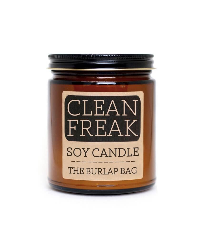 Clean Freak Large Soy Candle - miamidrugpossession