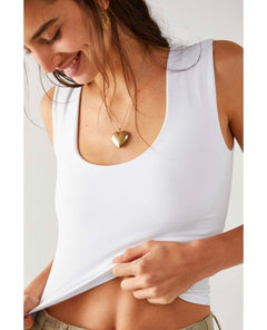 Clean Lines Muscle Cami White - clearpathherbicide