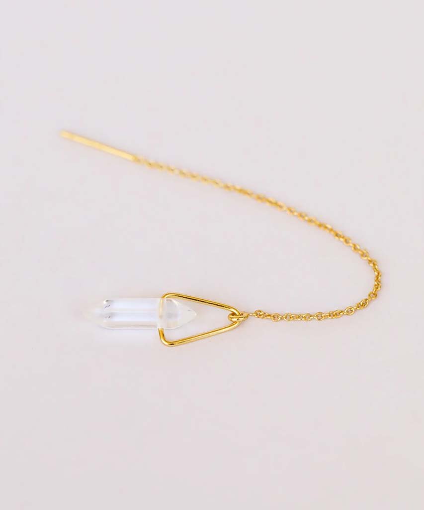 Clear Quartz Threaders - miamidrugpossession